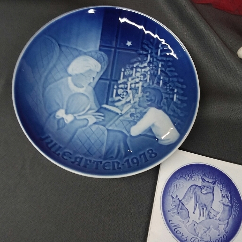 NWB Bing & Grondahl Holiday Collectors Plate 1978, "A Christmas Tale" - Picture 8 of 10